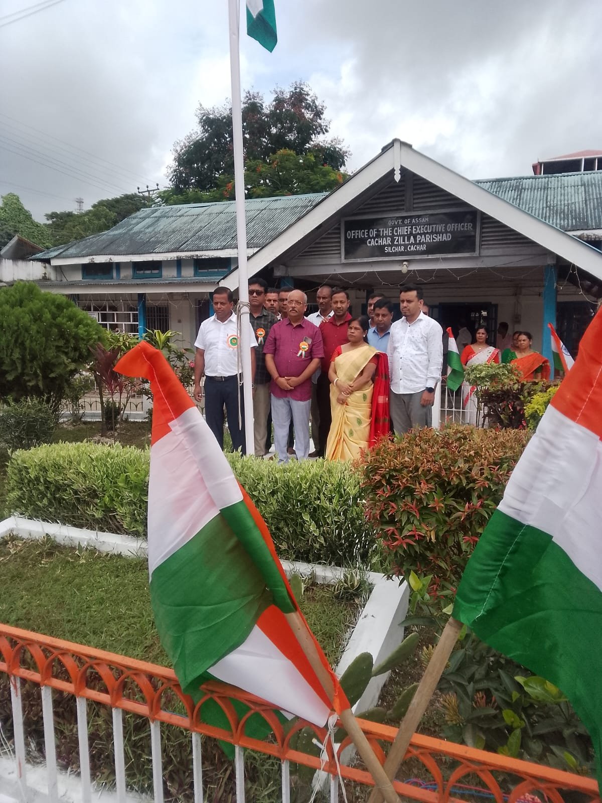 কাছাড়ের জেলা পরিষদের স্বাধীনতা দিবস উদযাপন