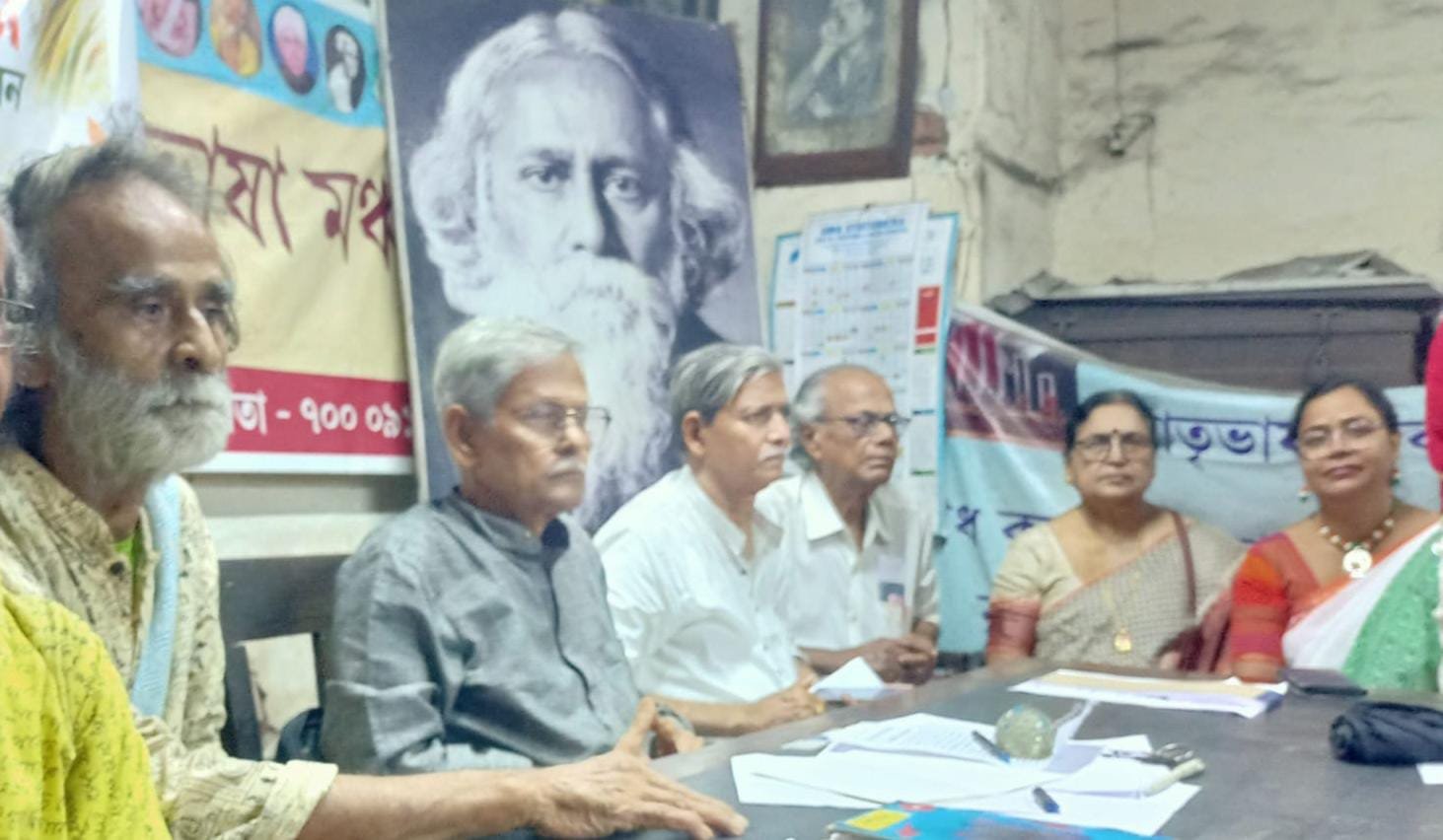 গত ১৫ আগষ্ট ভারতের স্বাধীনতার ৮০তম দিবস পালন করলো  সর্ব ভারতীয়  বাংলা ভাষা  মঞ্চ কলিকাতা বিশ্ববিদ্যালয়ের জাতীয় সংহতি সংসদে