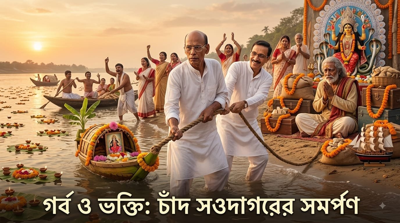 লোকায়ত মনসার নৌকা টানার গান