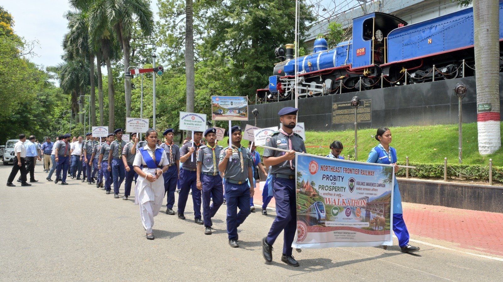 উত্তর-পূর্ব সীমান্ত রেলওয়ের তিন মাস ব্যাপী সতর্কতা অভিযান শুরু হল।