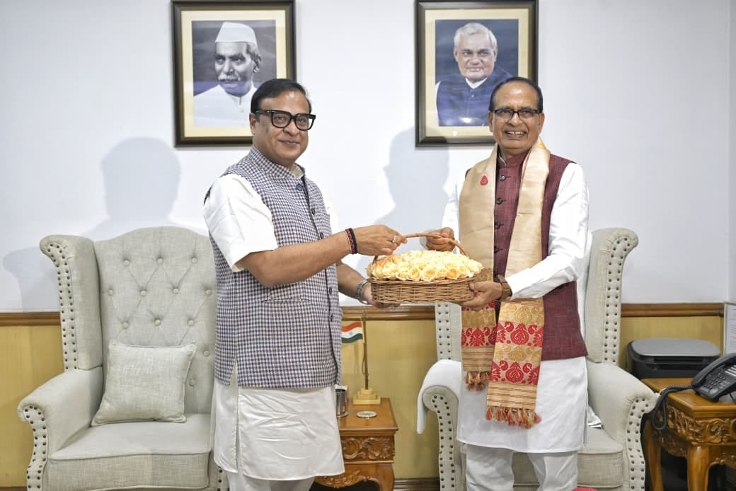 আজ কেন্দ্রীয় কৃষি মন্ত্রী শিবরাজ সিং চৌহান এর সঙ্গে সাক্ষাৎ করেছেন মুখ্যমন্ত্রী ডক্টর হিমন্ত বিশ্ব শর্মা