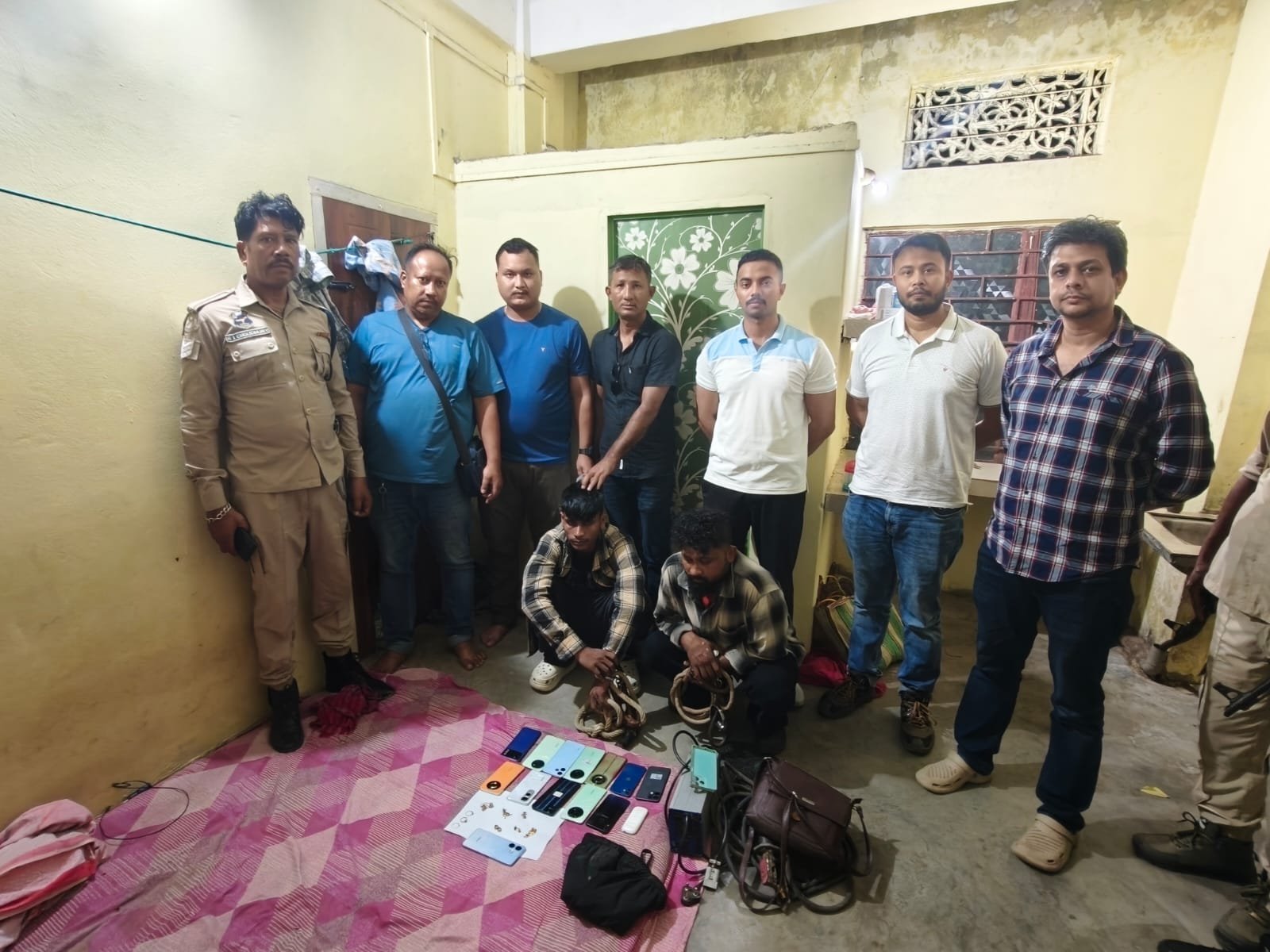 কাছাড় পুলিশ বসে নেই, অপরাধ দমনে নিত্য ব্যস্ত।