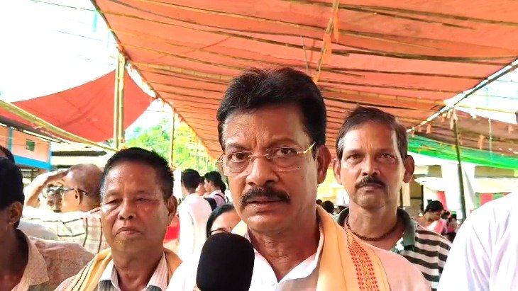 নমামি ভারতম কর্মসূচিতে মাতৃভূমির বন্দনায় মুখর রামপুর  প্রধান অতিথি হিসেবে উপস্থিত বিধায়ক কিশোর নাথ